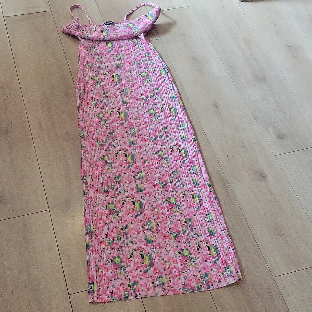 Floral Pink Maxi Dress